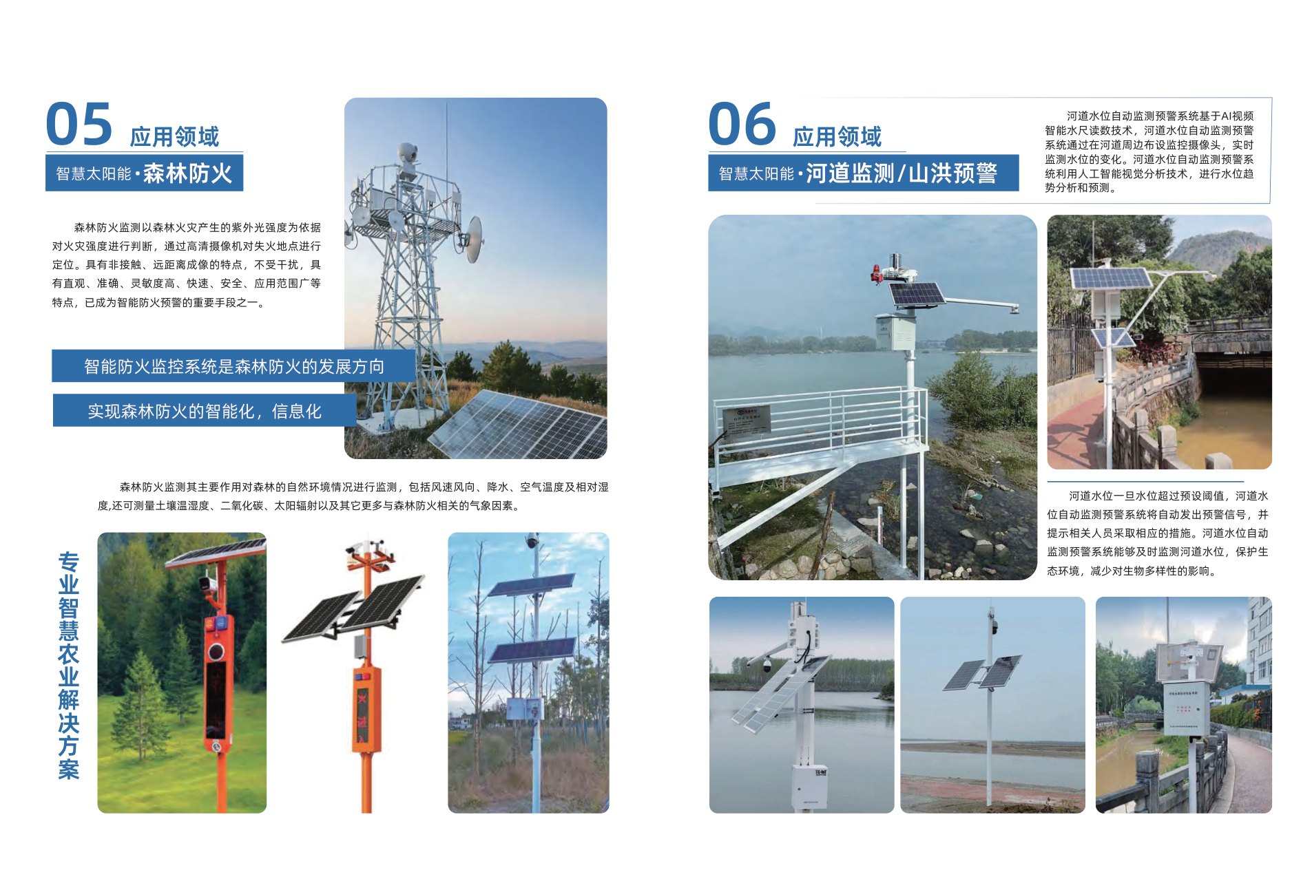 Forest fire and flood monitoring